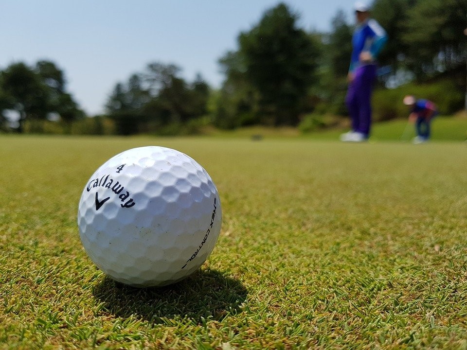 Golf Ball on the Ground