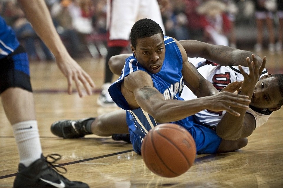 Players Fighting for the Ball