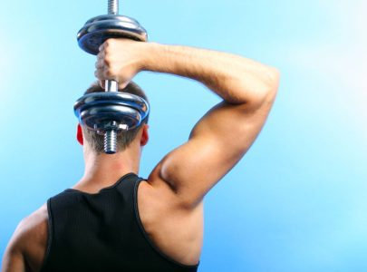 Best 4 Exercises with Dumbbells For Training Triceps At Home